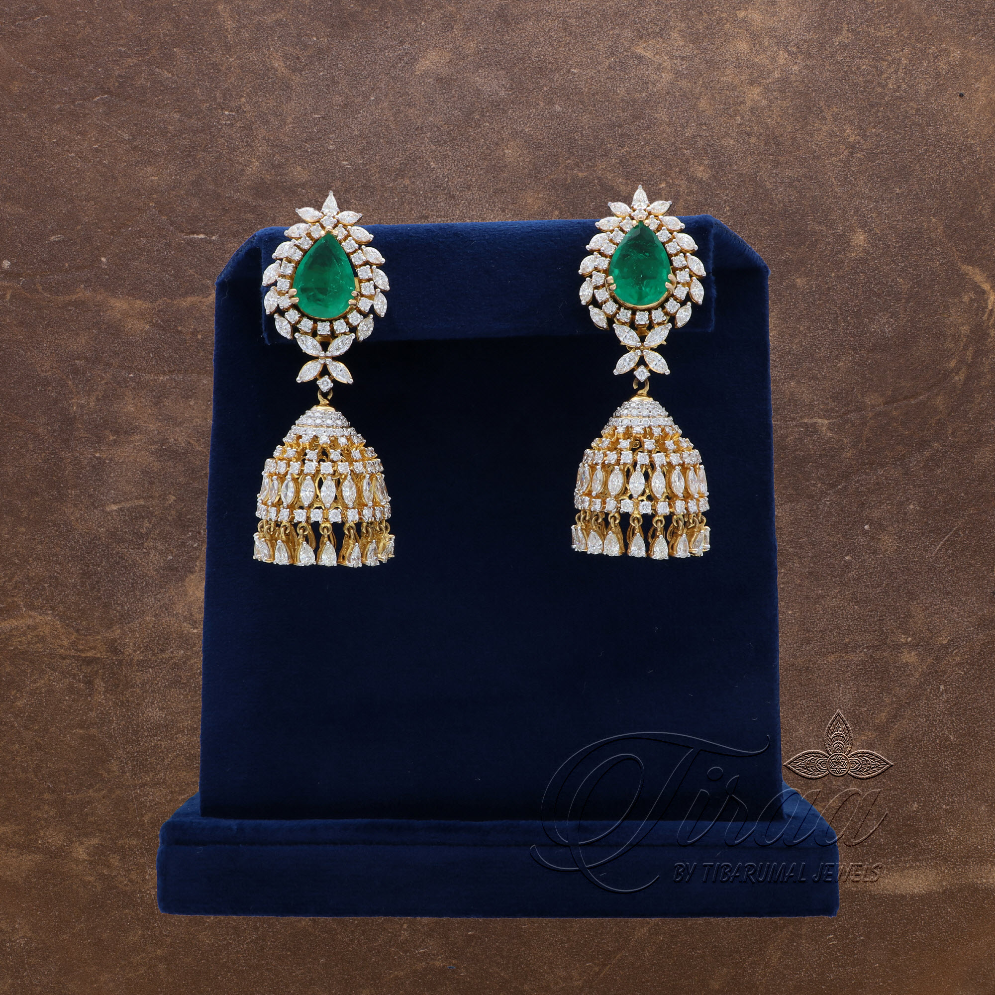 Diamond Jhumka | Tibarumal Jewels, Designer Jewellery by Pankaj Gupta
